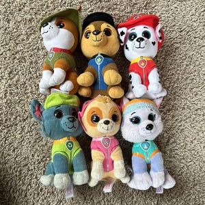 TY Paw Patrol stuffed animals